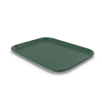 Plastic Fast Food Tray Green PNG & PSD Images