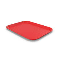 Plastic Fast Food Tray Red PNG & PSD Images