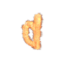 Fire Letter D Small PNG & PSD Images