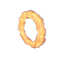 Fire Letter O PNG & PSD Images