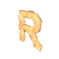Fire Letter R PNG & PSD Images