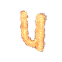 Fire Small Letter U PNG & PSD Images