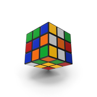 Rotated Rubik's Cube PNG & PSD Images