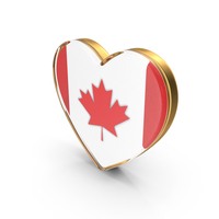 Canada Heart Flag PNG & PSD Images