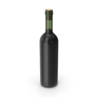 Wine Bottle With Cork PNG & PSD Images