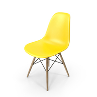 Eames Plastic Side Chair DSW Sunlight PNG & PSD Images