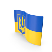 Ukraine Pin Flag PNG & PSD Images