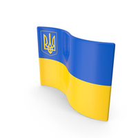 Ukraine Pin Flag PNG & PSD Images