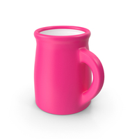 Pink Mug PNG & PSD Images