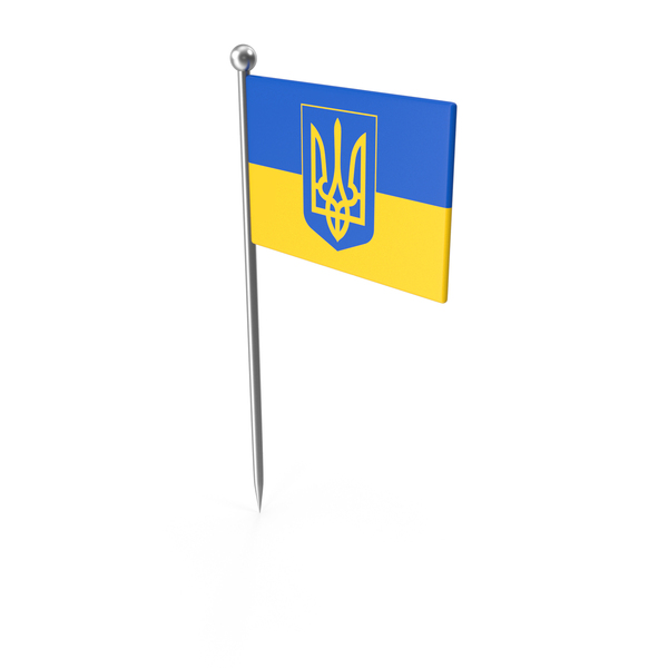 Ukraine Pin Flag PNG & PSD Images