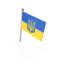 Ukraine Pin Flag PNG & PSD Images