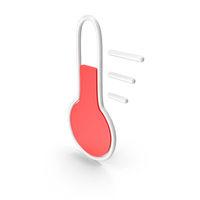 Cartoon Thermometer Symbol PNG & PSD Images