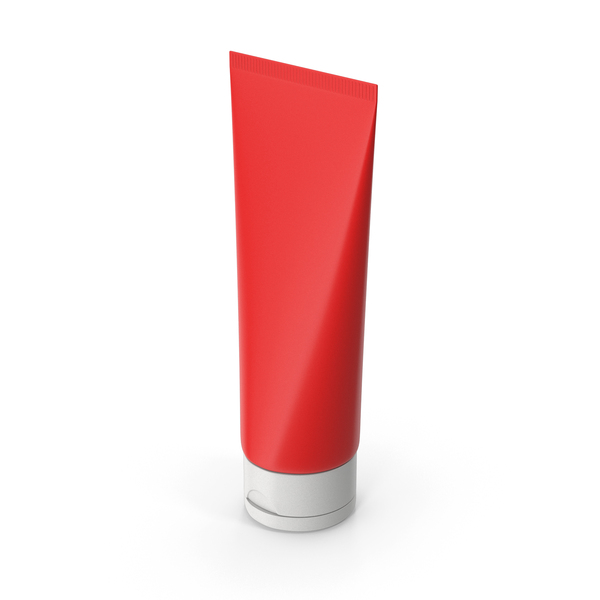 Cream Tube Red PNG & PSD Images
