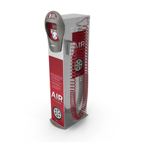 Self Service Tire Air Station Red PNG & PSD Images