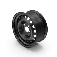 钢车轮辋黑色PNG和PSD图像
