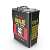 TOYOTA Engine Oil 4L Metal Can PNG & PSD Images
