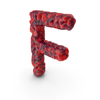 Organic Abstract Letter F PNG & PSD Images