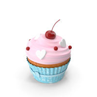 Valentine Cupcake PNG & PSD Images