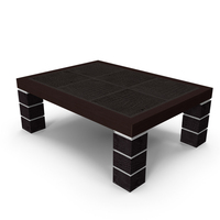 Leather Occasional Table PNG & PSD Images