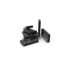 Black Dominoes PNG & PSD Images