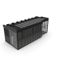 Black Server Room PNG & PSD Images