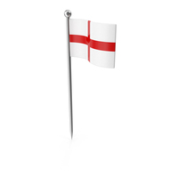 England Pin Flag PNG & PSD Images