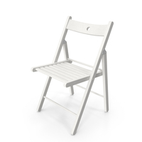 Folding Chair White Open PNG & PSD Images