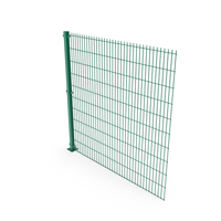 Green Mesh Fence Panel PNG & PSD Images
