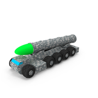 Balistic Rocket Launcher Wooden Toy PNG & PSD Images