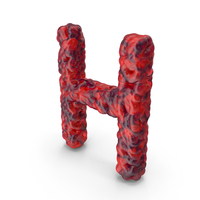 Organic Abstract Letter H PNG & PSD Images