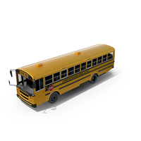 Thomas Saf-T-Liner School Bus PNG & PSD Images