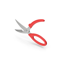Red Kitchen Scissors PNG & PSD Images