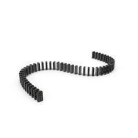 Black Dominoes Set PNG & PSD Images