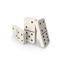 White Dominoes Set PNG & PSD Images