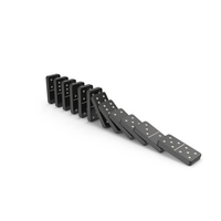 Black Dominoes PNG & PSD Images