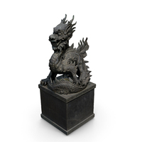 Stone Dragon Statue PNG & PSD Images