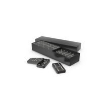 Black Dominoes With Box PNG & PSD Images