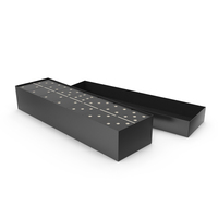 Black Dominoes With Box PNG & PSD Images