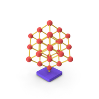 3D Molecule Structure PNG & PSD Images