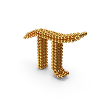 Special Gold Pi Symbol PNG & PSD Images