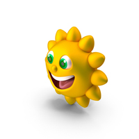 Cartoon Sun Character PNG & PSD Images