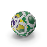 Pro Triangles Brazil Soccer Ball PNG & PSD Images