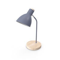 Blue Wooden Table Lamp PNG & PSD Images