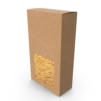 Paper Box With Pasta PNG & PSD Images
