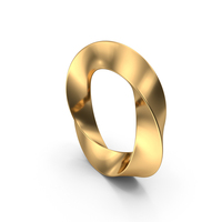 Gold Mobius Prism PNG & PSD Images