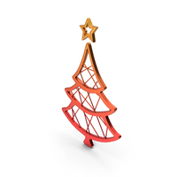 红色圣诞树装饰品PNG和PSD图像