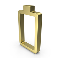 BATTERY DRY ICON GOLD PNG & PSD Images