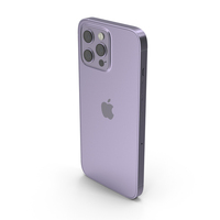 Purple iPhone 14 Pro PNG & PSD Images