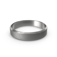 Silver Band Ring On Ground PNG & PSD Images