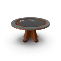 Round Poker Table PNG & PSD Images